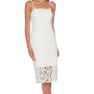 Bardot Lina Lace Sheath Dress - White